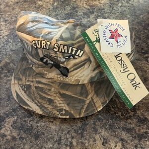 Vintage Mossy Oak Woodland Camo Hat